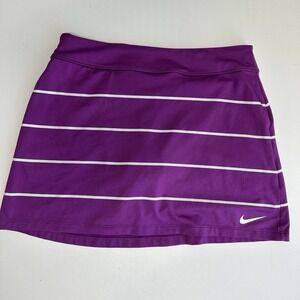 Nike Tennis Golf Pickleball Dri Fit  Women's Purple Skirt Skort Sz: M (b43)